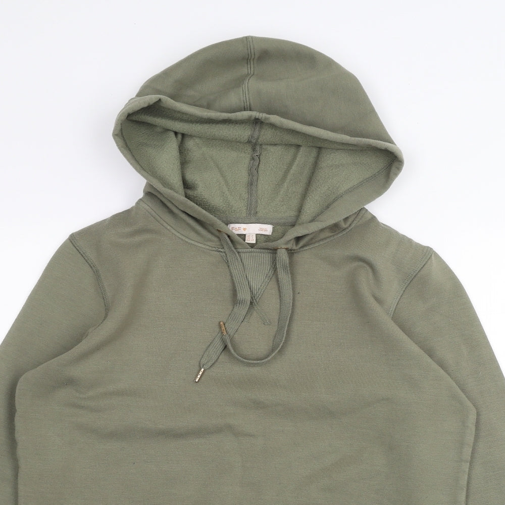 F&F Womens Green   Pullover Hoodie Size 6