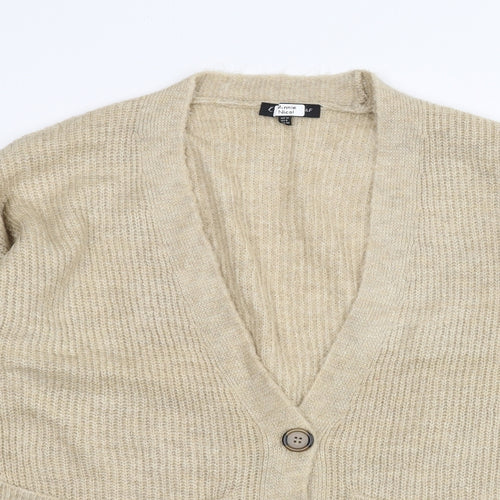 F&F Womens Brown   Jacket Coatigan Size 12