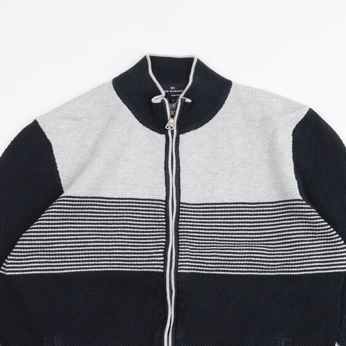 Blue Harbour Mens Blue   Full Zip Jumper Size S