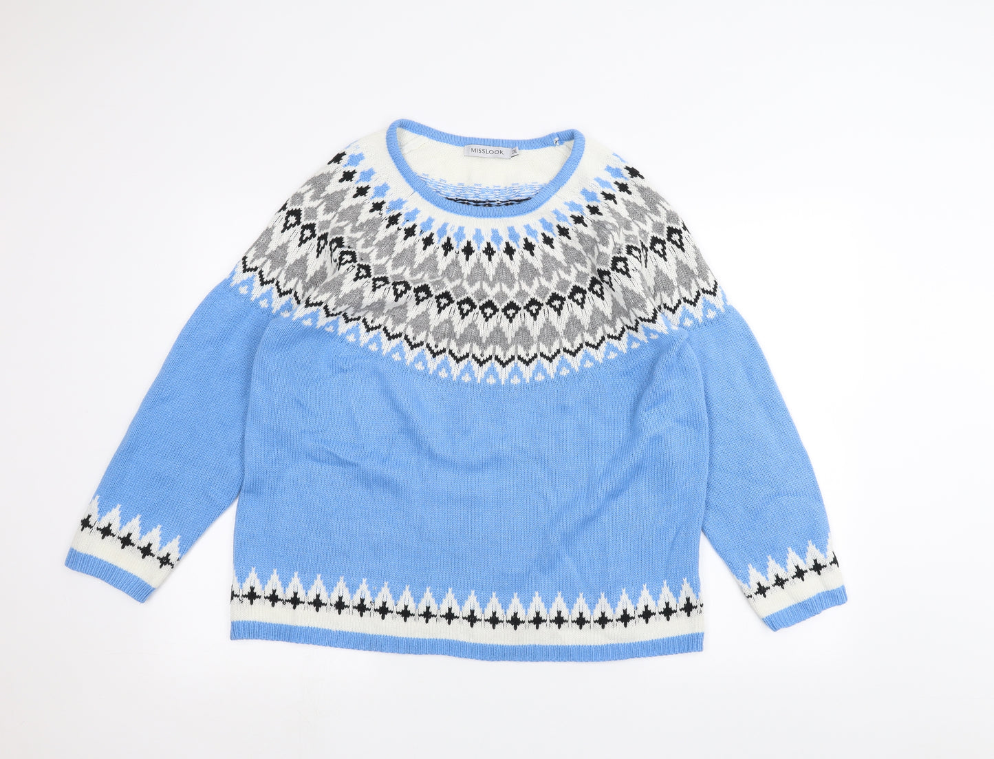 MissLook Womens Blue   Pullover Jumper Size 2XL