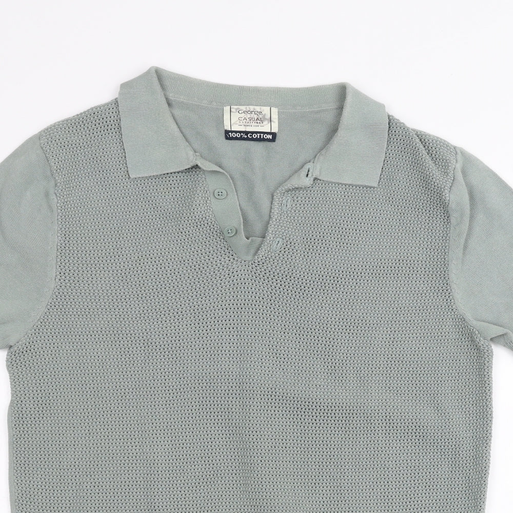George Mens Green    Polo Size S
