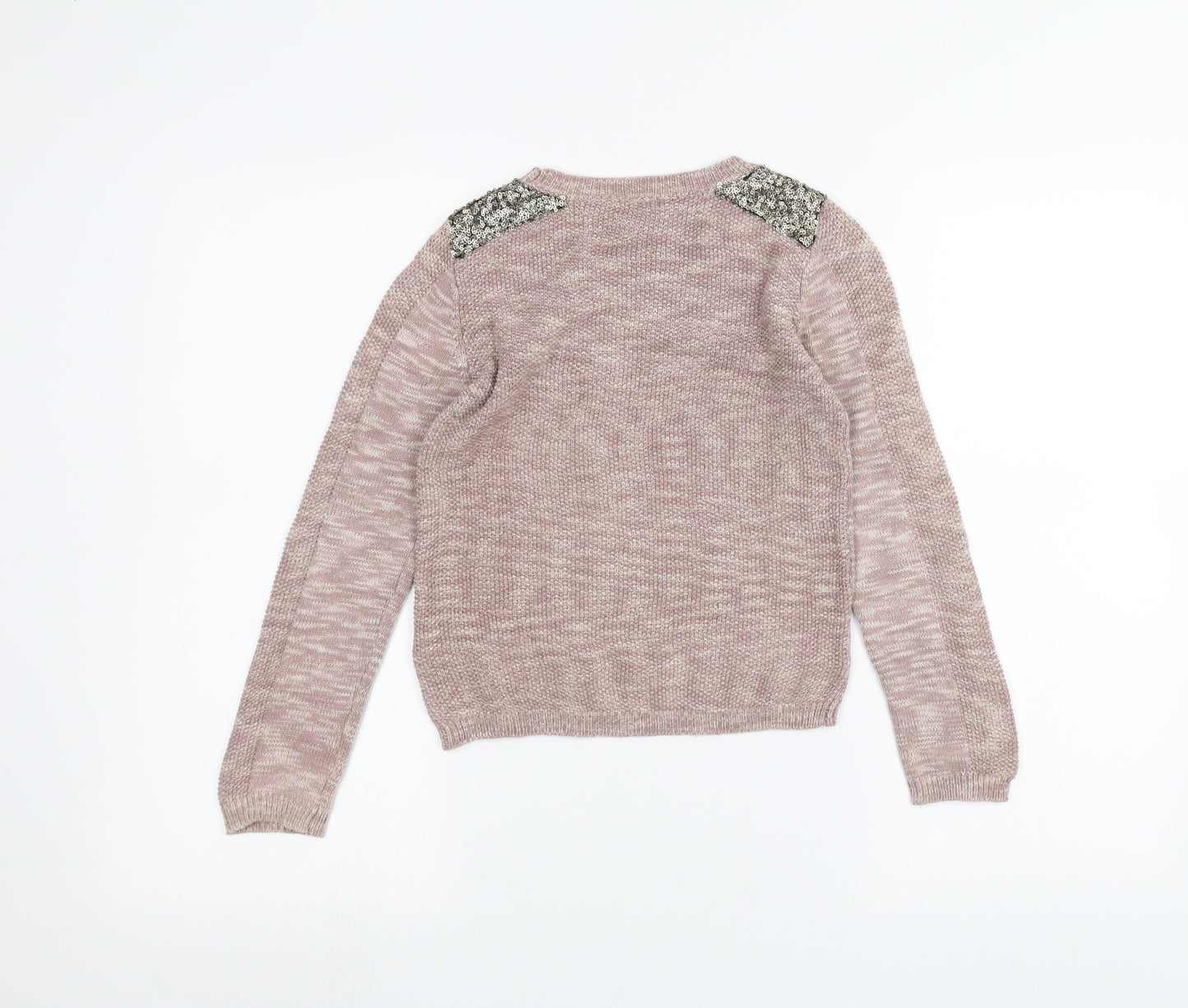 IKKS Girls Pink   Pullover Jumper Size 8 Years