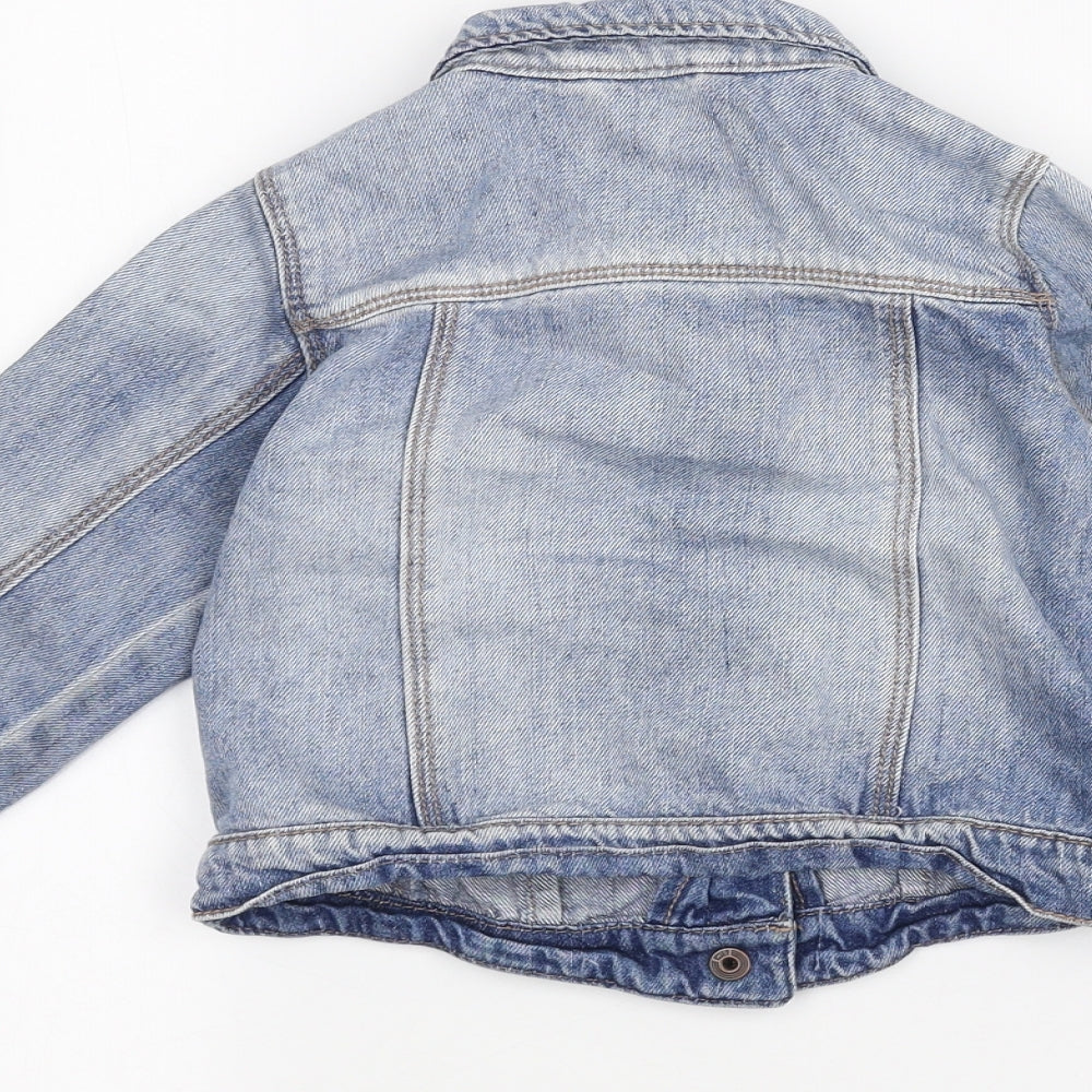NEXT Girls Blue  Denim Jacket  Size 2-3 Years