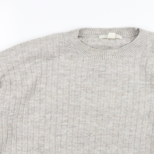 H&M Womens Grey   Pullover Jumper Size M