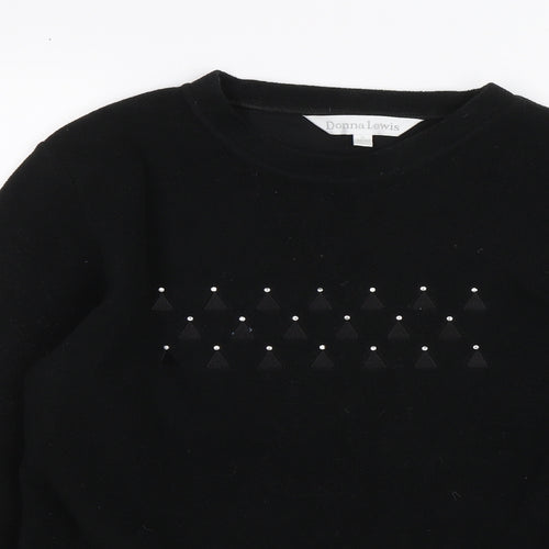 Donna Lewis Womens Black   Pullover Jumper Size XL