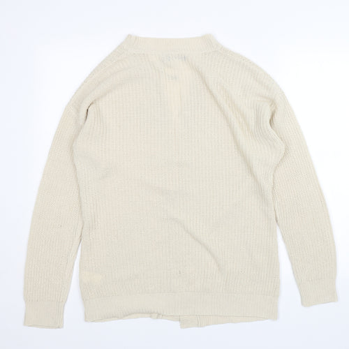 Boohoo Womens Beige   Cardigan Jumper Size S