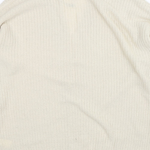Boohoo Womens Beige   Cardigan Jumper Size S