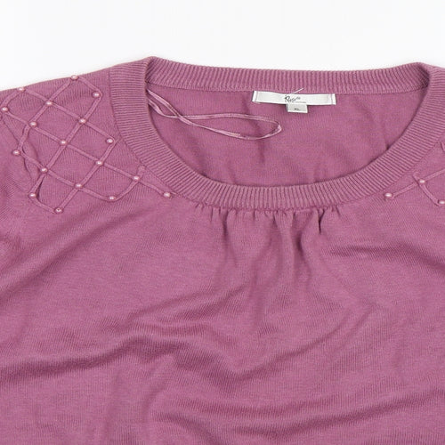Klass Collection Womens Pink   Pullover Jumper Size XL