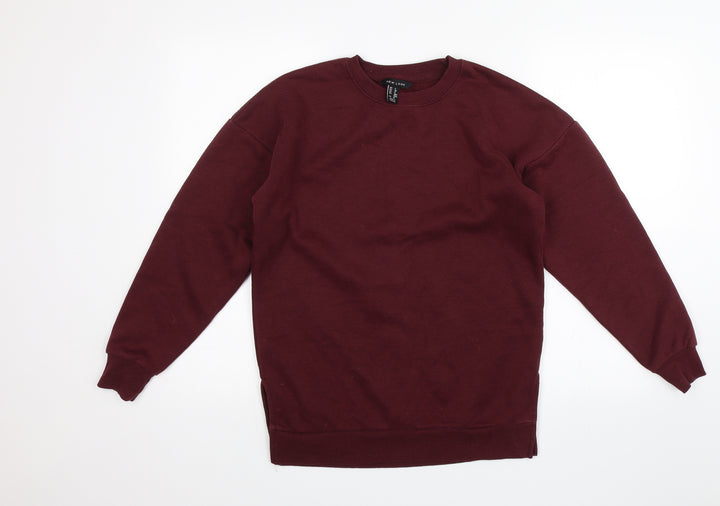 New Look Womens Red   Pullover Jumper Size 8