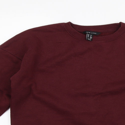 New Look Womens Red   Pullover Jumper Size 8