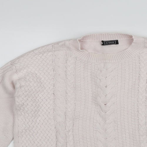 Avenue Womens Pink   Pullover Jumper Size 18
