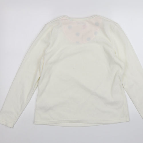 F&F Womens White   Pullover Jumper Size S