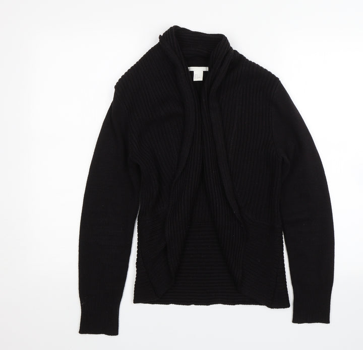 H&M Womens Black   Cardigan Jumper Size S