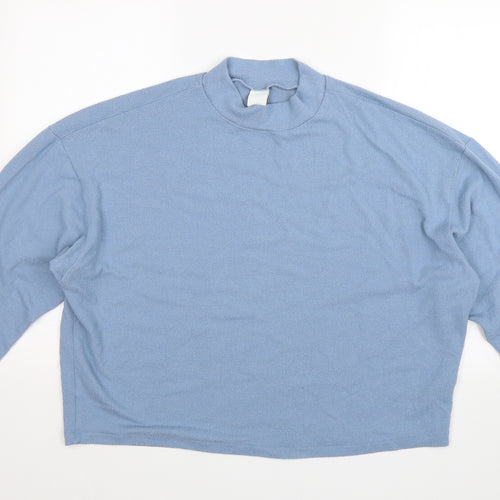 H&M Womens Blue   Pullover Jumper Size M