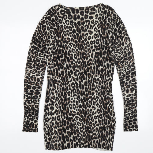 Select Womens Black Animal Print  Shift  Size 14
