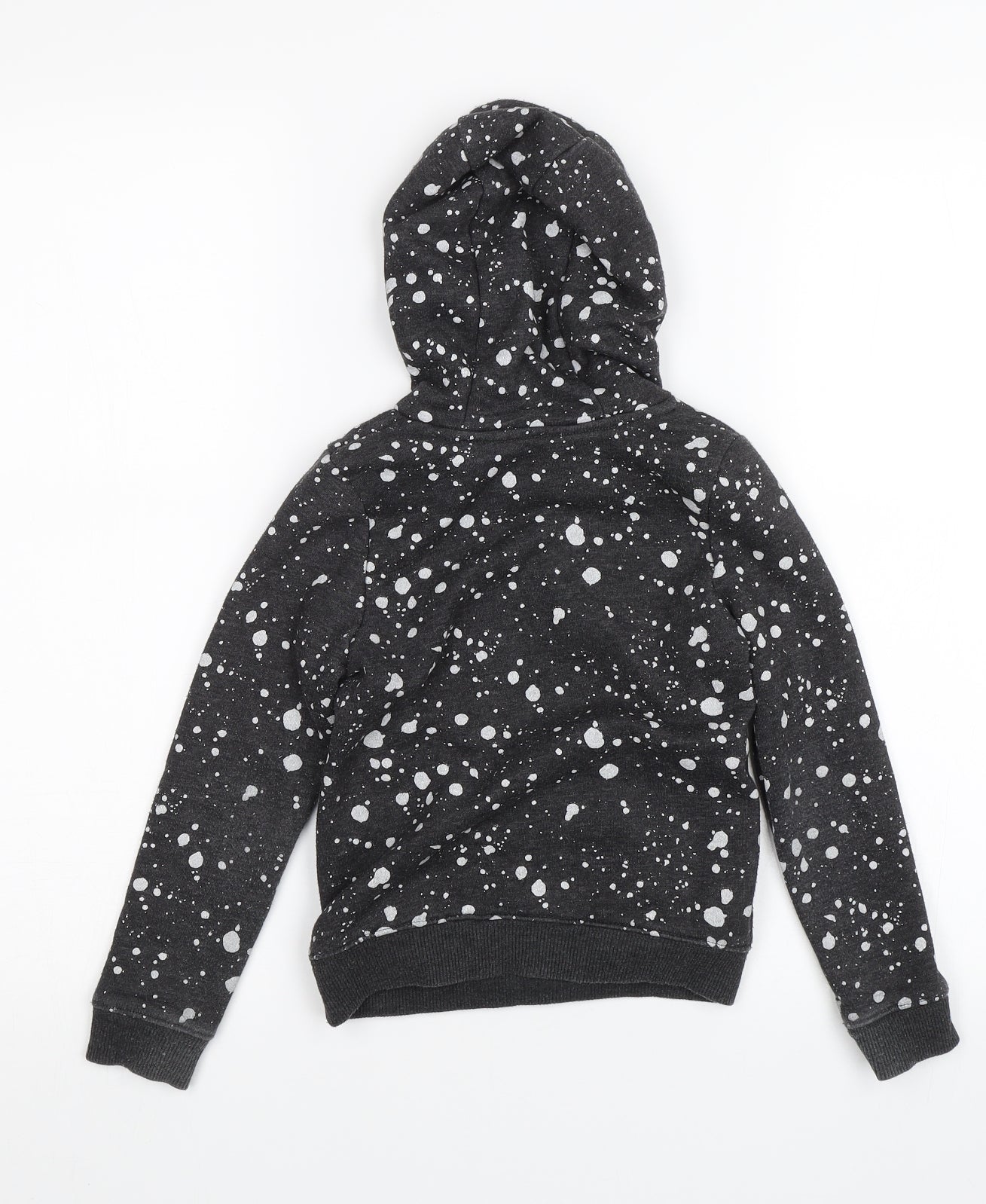 Nutmeg Boys Grey Spotted  Pullover Hoodie Size 2-3 Years