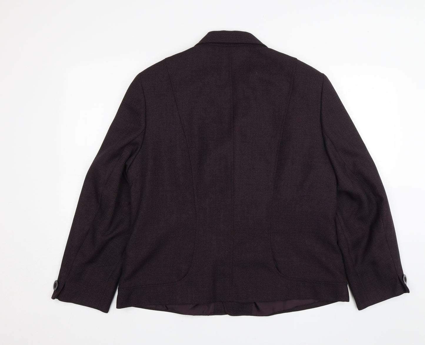 Debenhams Womens Purple   Jacket Blazer Size 18