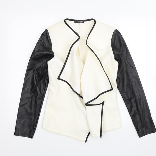 Quiz Womens White   Jacket  Size 8