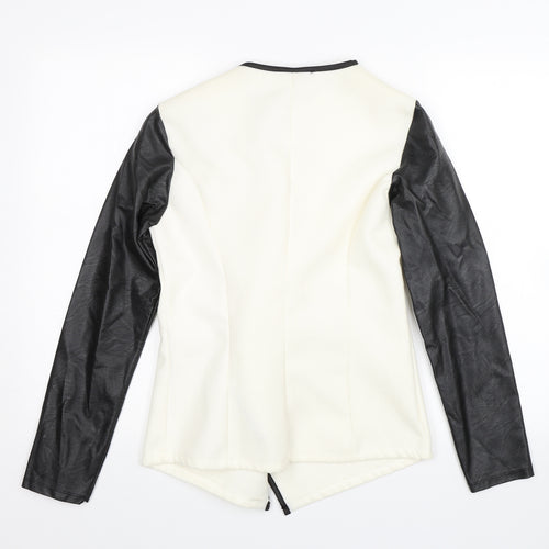 Quiz Womens White   Jacket  Size 8