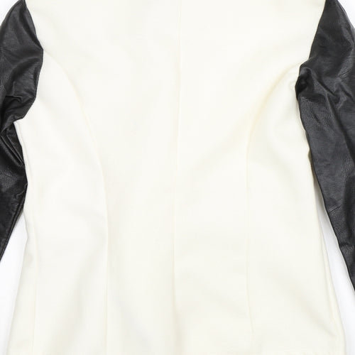 Quiz Womens White   Jacket  Size 8