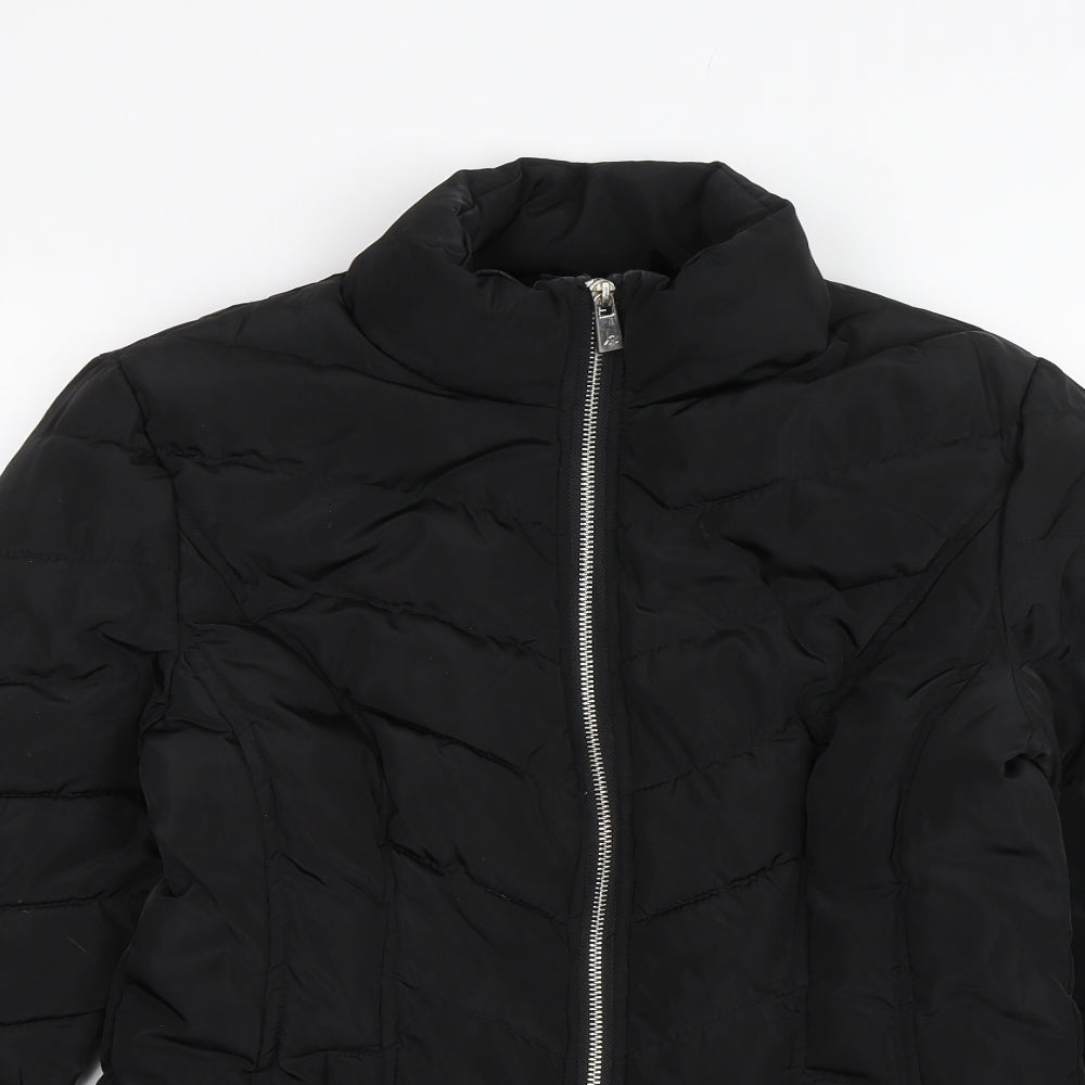 Peacocks Womens Black   Puffer Jacket Jacket Size 10