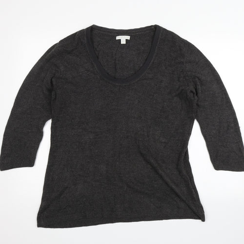 New York & Company Womens Grey   Pullover Jumper Size XL