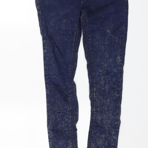 Topshop Womens Blue   Skinny Jeans Size 28 in L30 in