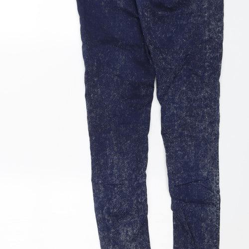 Topshop Womens Blue   Skinny Jeans Size 28 in L30 in