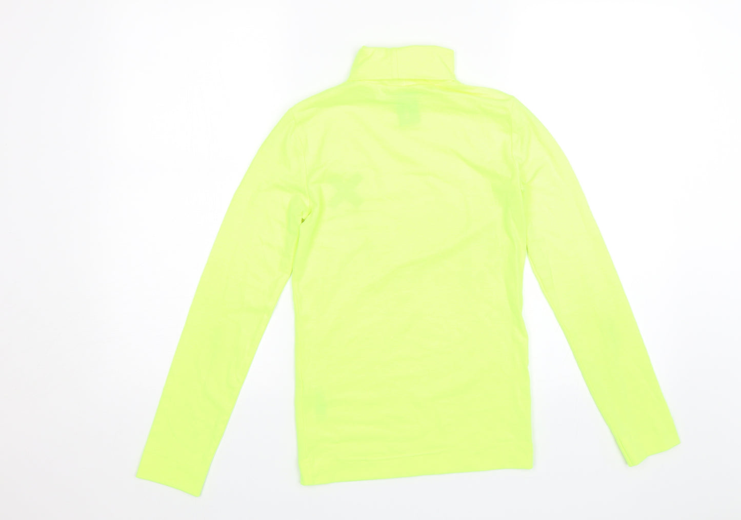 COLLUSION Womens Yellow   Basic T-Shirt Size 8