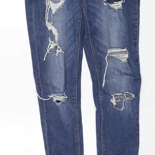 Denim & Co. Womens Blue   Skinny Jeans Size 8 L29 in