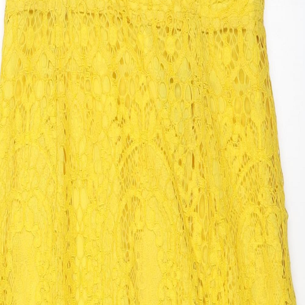 ASOS Womens Yellow   Bodycon  Size 6