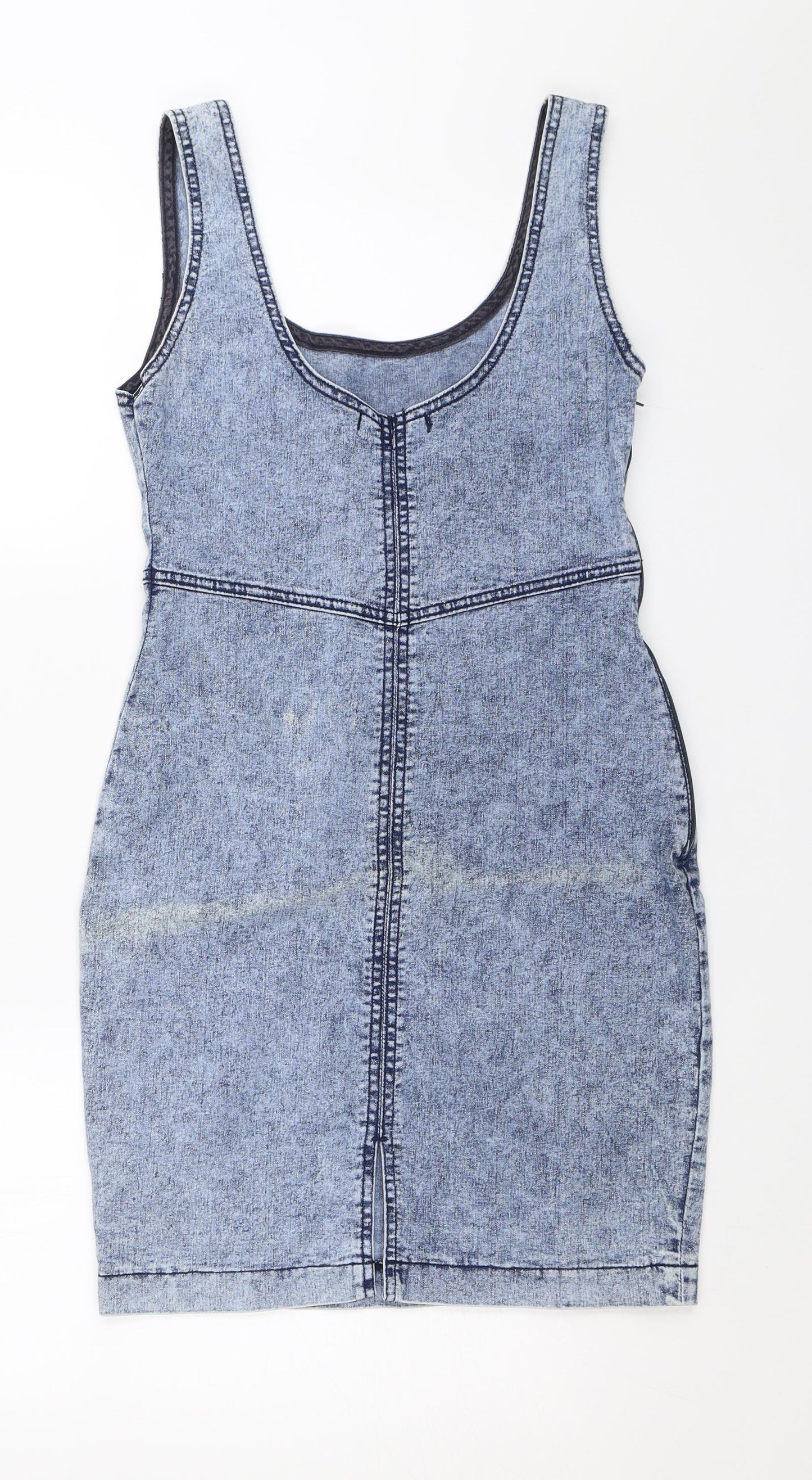 Denim Co. Womens Blue   Mini  Size 10