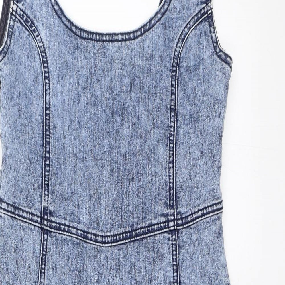 Denim Co. Womens Blue   Mini  Size 10