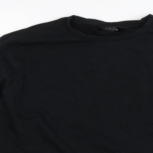 Morrisons Mens Black   Pullover Jumper Size XL