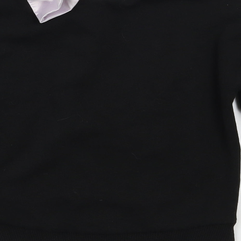 River Island Girls Black   Pullover Sweatshirt Size 3-4 Years