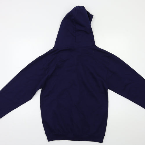 Just Hoods Womens Blue   Full Zip Hoodie Size S