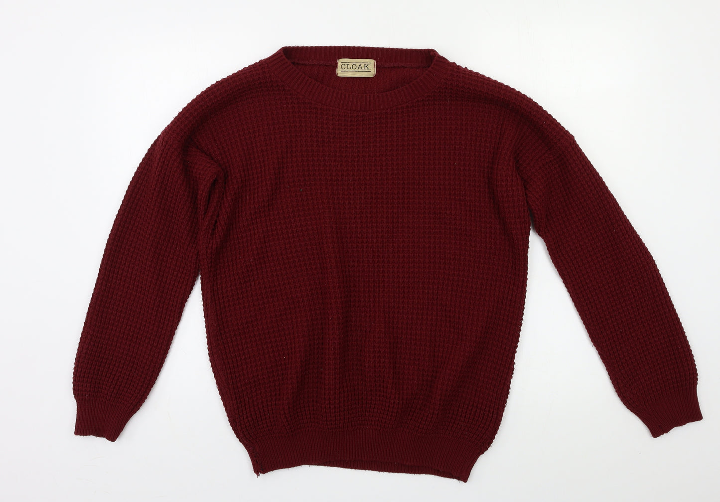 Cloak Womens Red   Shrug Jumper Size M