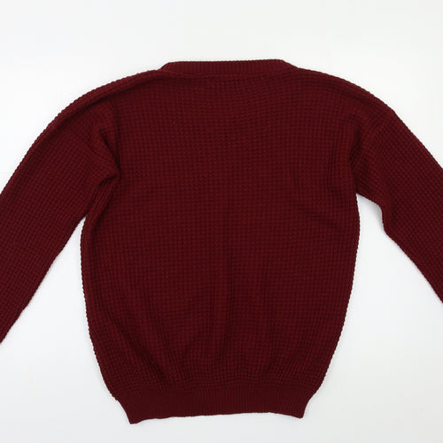 Cloak Womens Red   Shrug Jumper Size M