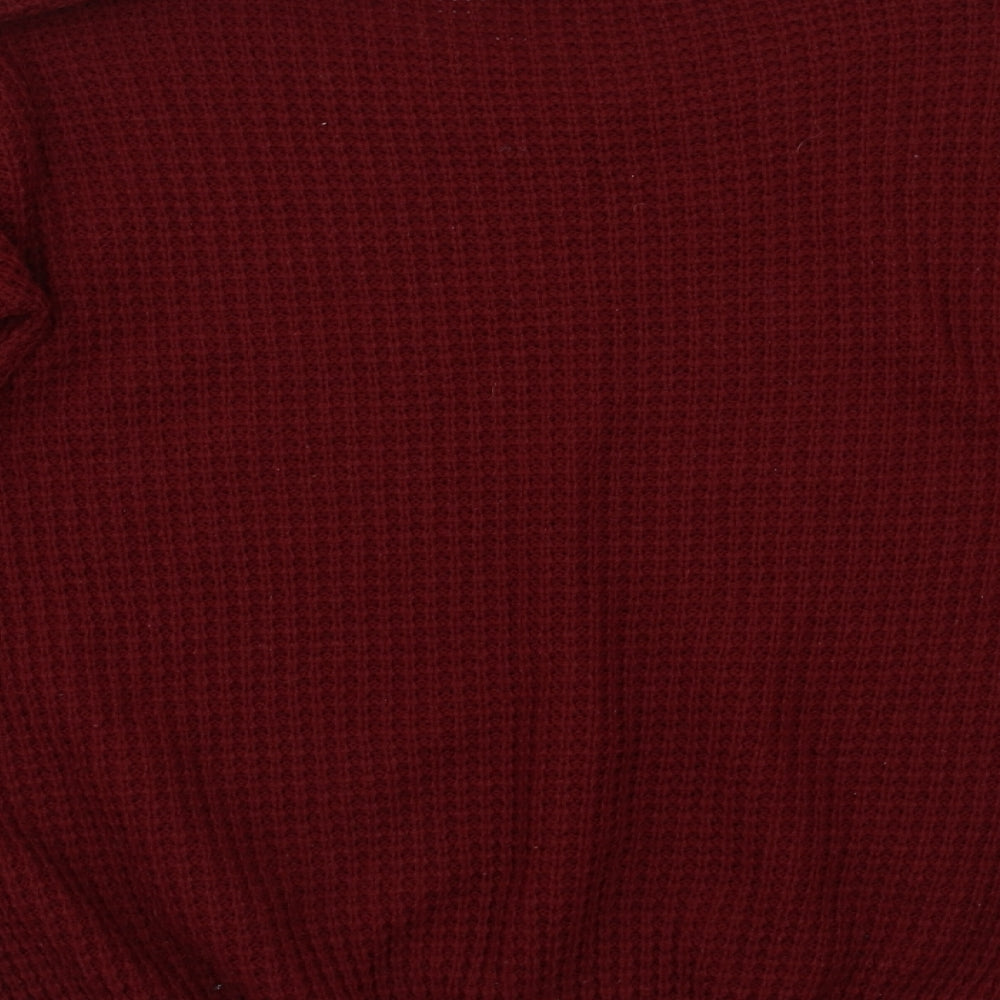 Cloak Womens Red   Shrug Jumper Size M
