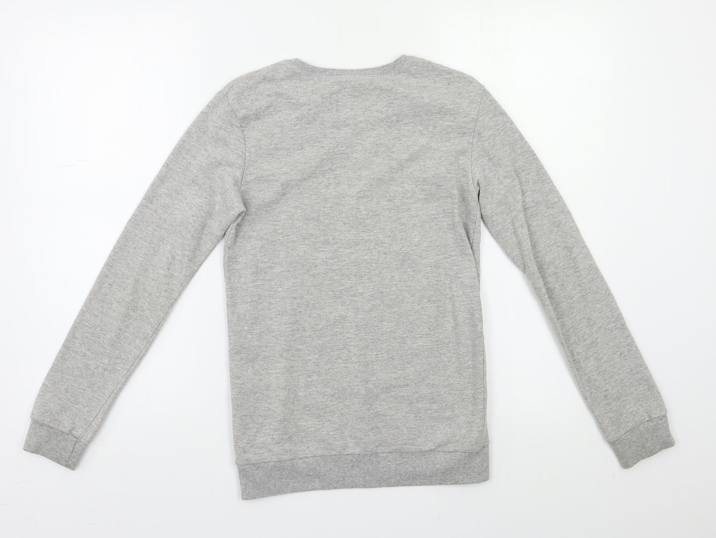 River Island Girls Grey   Pullover Sweatshirt Size 9-10 Years