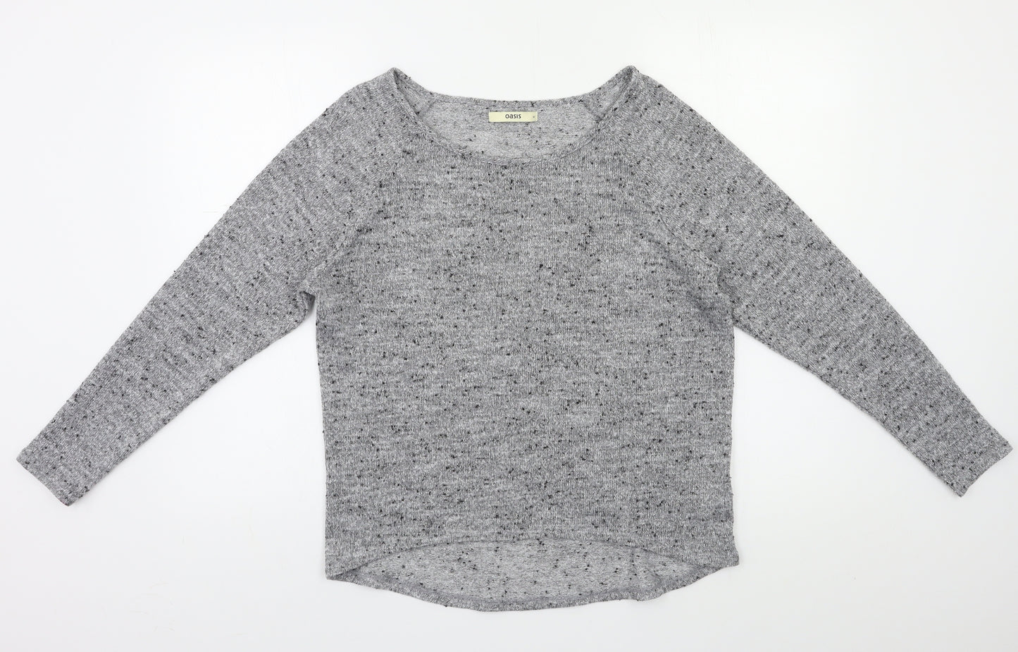 Oasis Womens Grey   Pullover Jumper Size M