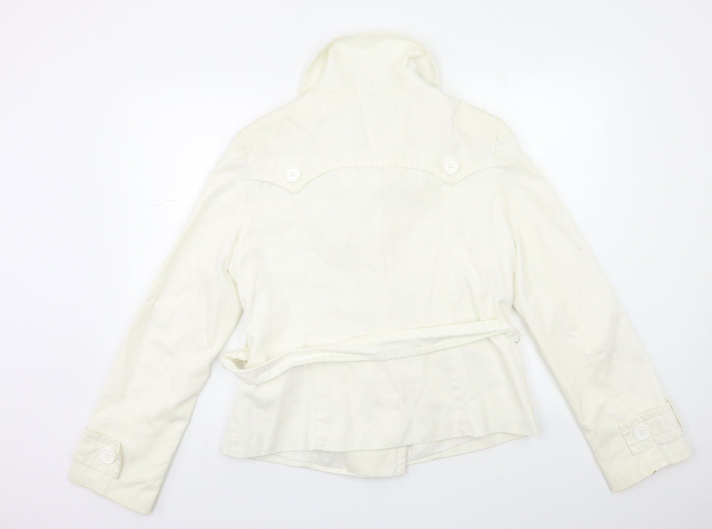Xe Womens White   Pea Coat Coat Size 16