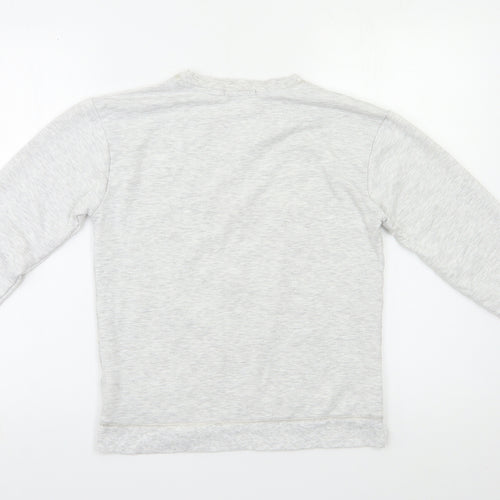 New Look Womens Grey   Pullover Sweatshirt Size 8