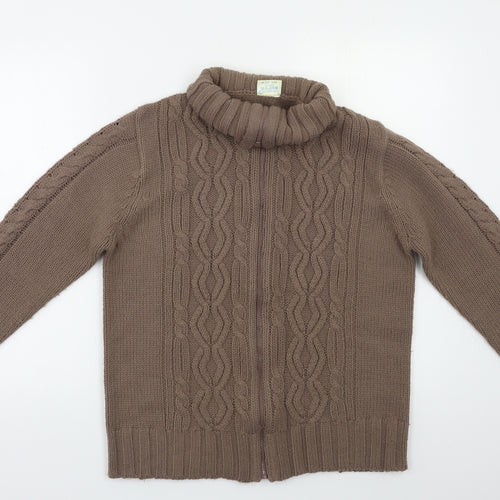 Classics Womens Brown   Cardigan Jumper Size 14