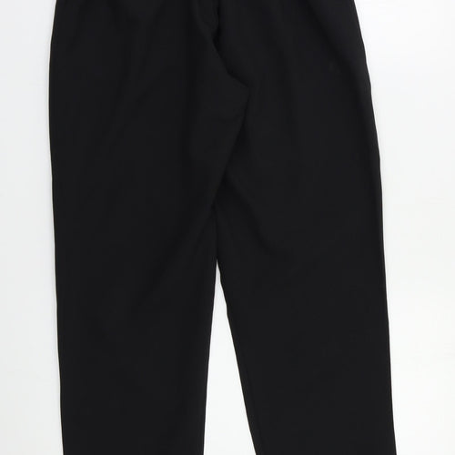 Preworn Womens Black   Trousers  Size 12 L27 in