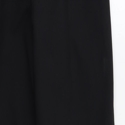 Preworn Womens Black   Trousers  Size 12 L27 in