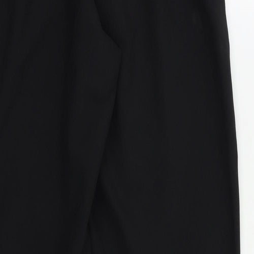 Preworn Womens Black   Trousers  Size 12 L27 in