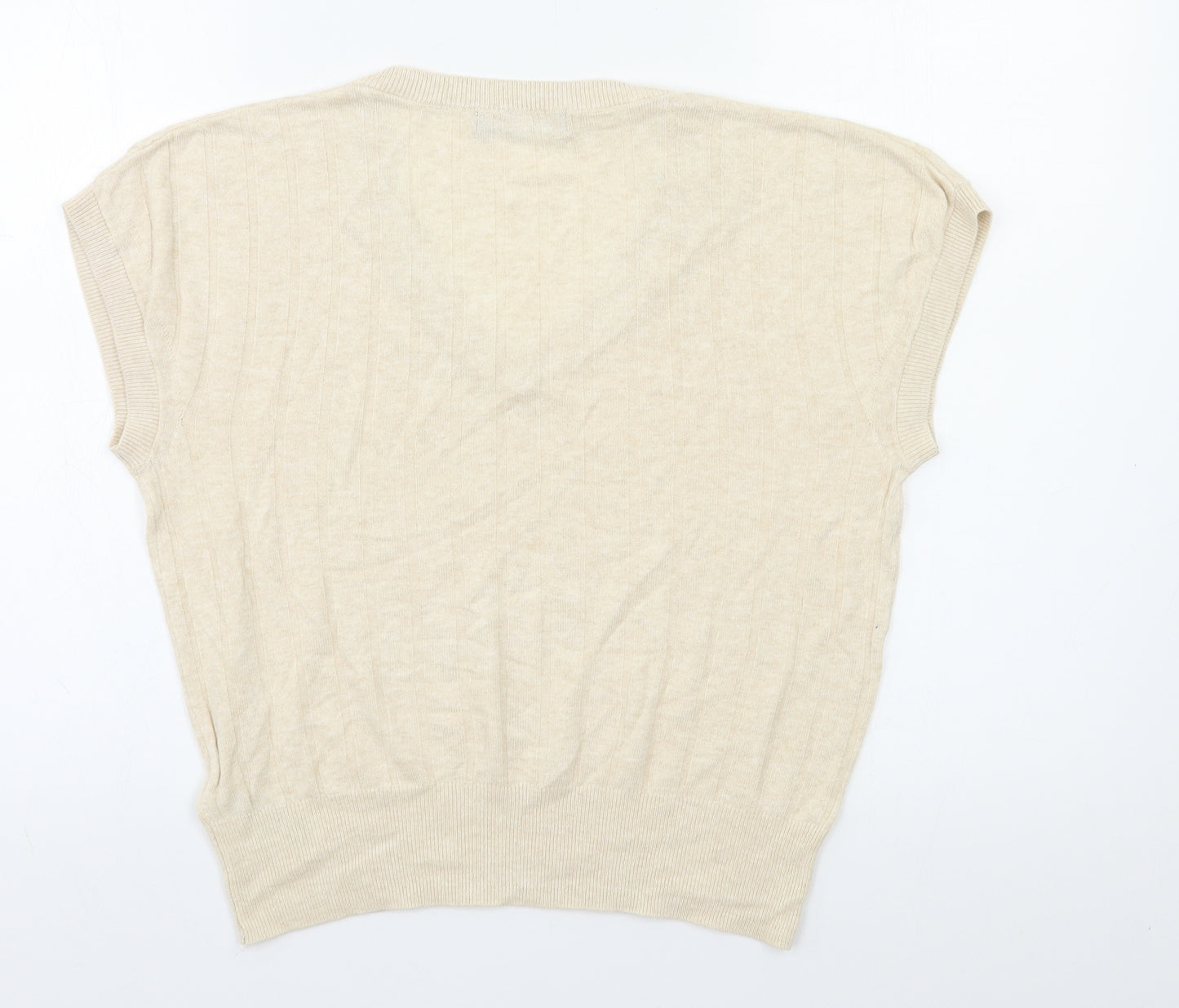 M&S Womens Ivory   Pullover Jumper Size M