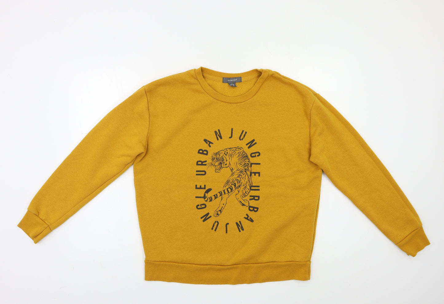 Primark Womens Yellow   Pullover Sweatshirt Size S