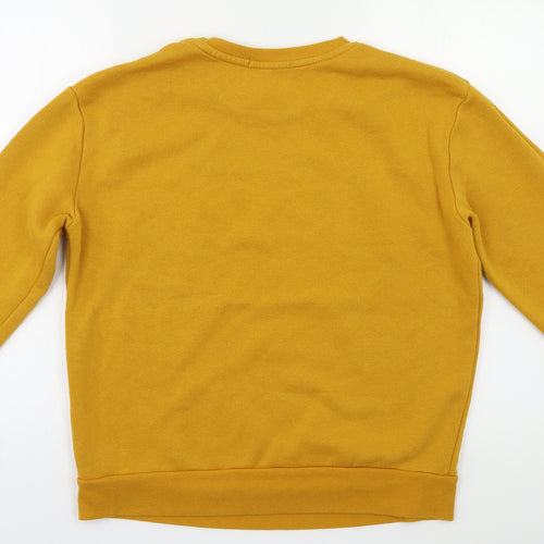 Primark Womens Yellow   Pullover Sweatshirt Size S